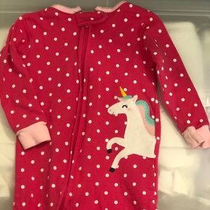 Carter’s unicorn footie pajamas